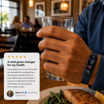 ⚡ Final 1 Hours Launch Offer 🏆 2026  M9 Non-Invasive Smart Band 📈12 health reports - No-Prick