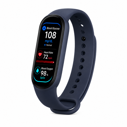 ⚡ Final 1 Hours Launch Offer 🏆 2026  M9 Non-Invasive Smart Band 📈12 health reports - No-Prick